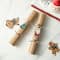 Glitzhome® 12" Christmas Kraft Paper Characters Tag Party Cracker with Gift Contents, 6ct.